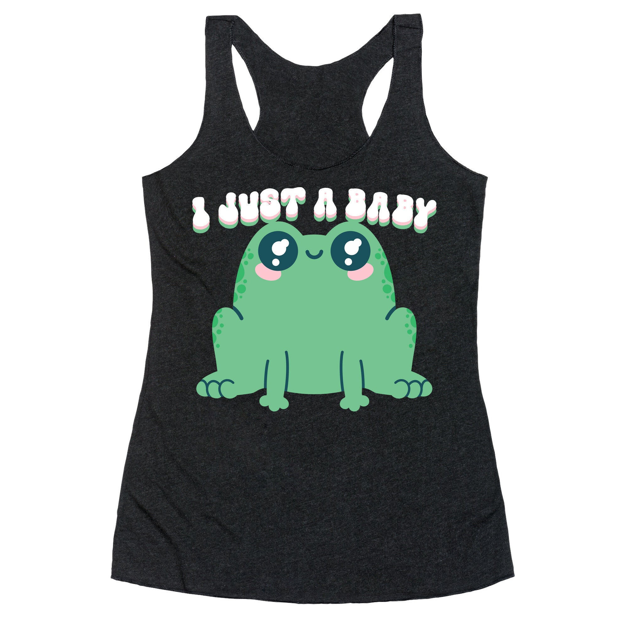 I Just A Baby Frog Racerback Tank